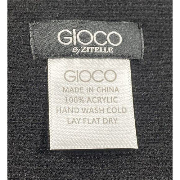 GIOCO by Zitelle Basic Black Customizable Beanie Hat Moon Skeleton Patch - Picture 5 of 9